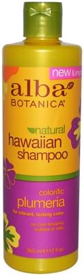 Alba Botanica Hawaiian Natural Shampoo Colorific Plumeria - 12 fl oz