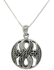 Sterling Silver Celtic Infinity Necklace