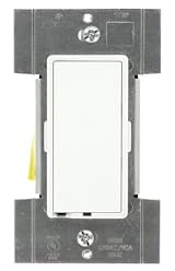 TRUE Touch Preset Digital 600W Incandescent Dimmer, Single Pole and 3-Way, White/Ivory/Light Almond, TTI06-1LZ,