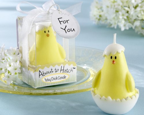 Baby Chick Candle Baby Shower Favor Set of 12.