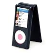 Merkury Innovations M-N4F110 Flip Case with Rotating Belt Clip for iPod Nano 4G (Black)