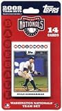 Topps MLB Baseball Cards 2008 Washington Nationals 14 Card Team Set