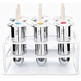 Onyx 18/8 Stainless Steel Popsicle Mold, Set of 6
