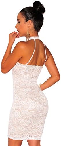 NianNvJiao Women's Cyber Monday Graceful Sleeveless Sexy Skirt White M [Apparel]