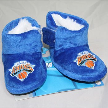 New York Knicks NBA Baby High Boot Slippers - 3-6 Months