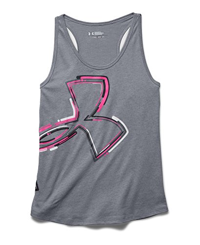 Under Armour Big Girls' UA Half-Time Logo Tank