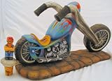 Motorcycle Harley Chopper Wine Bottle Holder and Stopper