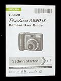 Canon PowerShot A590 IS Digital Camera User Guide - Original Instruction Manual
