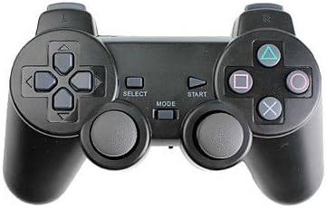 Happy Wireless Vibration Controller for PS3, PS2 and PC (2.4Ghz, Black)