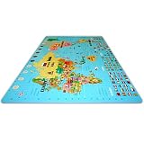 Alessco, Inc. World Map World Map Tile Set Rubber