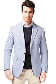 Collezione Pure Cotton 2 Button Hairline Striped Jacket