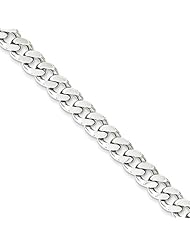 .925 Sterling Silver 8mm Curb Link Chain