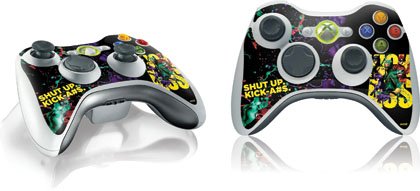 Skinit Kick Ass movie Vinyl Skin for 1 Microsoft Xbox 360 Wireless Controller