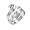 Bling Jewelry Classic 1.5ct Sterling Silver Engagement Wedding Ring Set