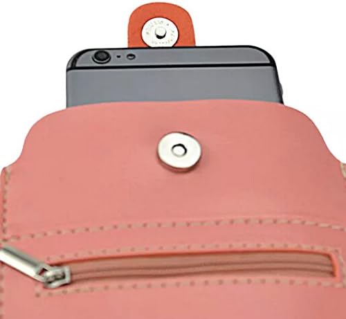 Winlasy Universal Mobile Phone bag PU Leather Mini Mobile Phone Bag for iPhone 6 6+ plus 5 5S 5C iPhone 4 4S Samsung Galaxy Note2 Note3 S5 S4 S3 HTC and Other Mobile Phon+Touch screen crystal pen (Pink)