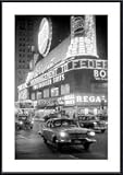 413unSq0eUL. SL160  Times Square 1959 by unknown 24.00X36.00 Framed with Black Metal Frame