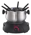 Temptations by Russell Hobb 13521 Chocolate Fondue Set with 1 ltr capacity, thermostat and 4 forks