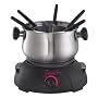 Temptations by Russell Hobb 13521 Chocolate Fondue Set with 1 ltr capacity, thermostat and 4 forks