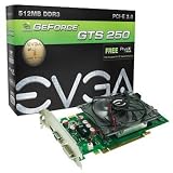 Picture of EVGA GeForce GTS 250 512MB PCI Express 2.0 x16