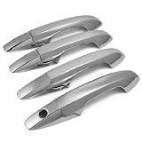 Automotive Chrome Crossover Handle Cover Trim Kit without Passenger Side Keyhole no... by Astra Security