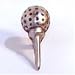 Emenee Cabinet Hardware Mk 1108 MK 1108 Emenee 1 3 8 quot X 1 quot Golf Ball On Tee Knob Antique Bright Copper