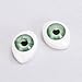 4 Color 8pcs Oval Hollow Back Plastic Eyes For Doll Mask DIY 5mm