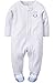 Carters Baby Girls Cotton Sleep & Play (9 Months, Blue Owl)