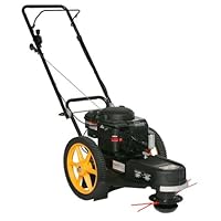 Poulan Pro PPWT62522 22-Inch-Wide Cut Wheeled String Trimmer with 12-Inch High Rear Wheels and 6 HP Engine