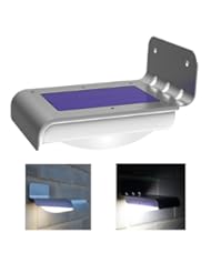 Frostfire 16 Bright LED Wireless Solar Powered Motion Sensor Light (Weatherproof, no batteries required)