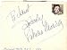 Signed Album Page Patricia Morison George Jessel