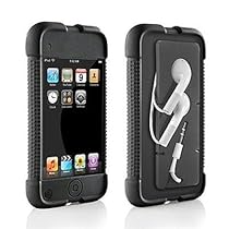 DLO Jam Jacket Case with Cord Management and Surface Shields for iPod touch 1G (Black)