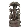 Stone Carving Lord Krishna Figurine (sos383)