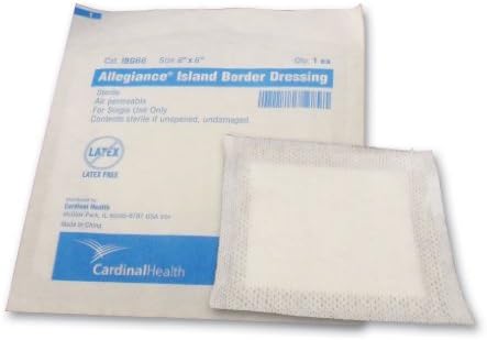 Bordered Gauze. 6"X6", (4"X4.25" PAD), STERILE, 30/BX