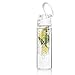 Qasson Fruit Infuser Water Bottle Sport BPA-Free Tritan 24 Oz. Together with The Bottle You get 3 Unisex Silicone Bracelets (Perfect for Fitness, Basketball, Crossfit, Sports) as a Gift from
