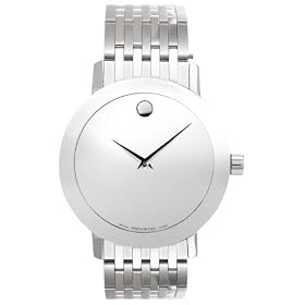 Movado Men's Sapphire Stainless Steel Mirror Dial Watch #0606171