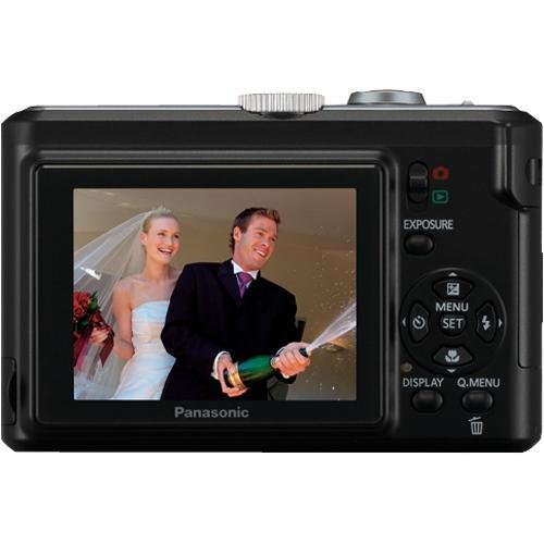 Panasonic Lumix DMC-LZ8K 8MP Digital Camera with 5x Wide Angle MEGA Optical Image Stabilized Zoom (Black) image