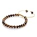 JEWELRIESHOP 6mm Handmade Macrame Adjustable Synthetic Birthstones Beaded Bracelets