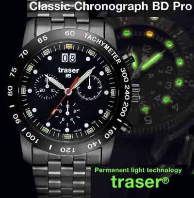Traser Classic Chronograph BD Pro SWISS MADE