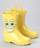 Nickelodeon Spongebob Squarepants Boy's Yellow Rain Boots (Toddler/Little Kid)