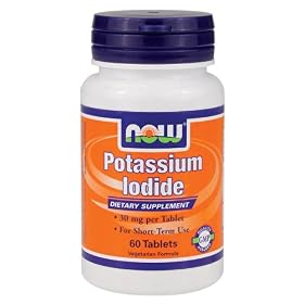 Now Foods Potassium Iodide, 30 Mg, 60 CountNow Foods Potassium Iodide