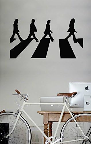Beatles Abbey Road Vinyl Wall Decal Sticker (Black) ...