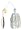 Blue Glimmer Shad/Gold-Silver Blades