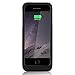 Btopllc Portable Slim Rechargeable External Battery Case External Power Bank Charger Built-in Battery Case for iPhone 6/6s 4.7 inch, 3500mAh Charger Case Powered Backup Battery Case (Black)