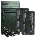 NEW Charger + 2 Battery for Sony Mavica MVC-FD92 NP-F550 CCD-TRV87 CCD-TRV8 ....