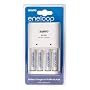 Sanyo Ladeger�t mit 4 Stk. eneloop Batterien AA Mignon
