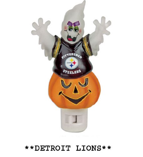 NFL Detroit Lions Halloween Ghost Night Light