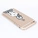 iPhone 6 Case, iPhone 6s Case, JAHOLAN Amusing Whimsical Designs Clear TPU Soft Case Rubber Silicone Skin Cover for Normal 4.7 inches iPhone 6/6s - Henna Feather Girl