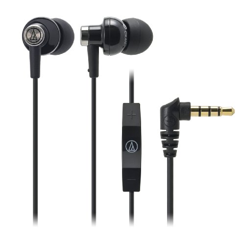 Audio Technica ATH-CK400i BK BLACK | Inner Headphone for iPod / iPhone / iPad / (Japan Import)