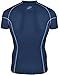 New Take Five Base Layer Mens Compression Skin Tights 031 Navy Sports Top