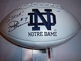 Joe Theismann Signed Football - Notre Dame Jsa coa - Autographed Footballs
